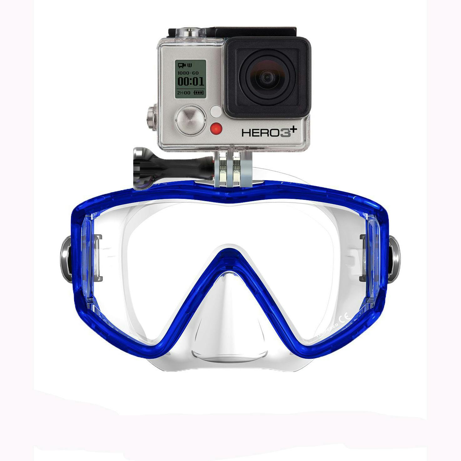 GoMask for GoPro®, Wraparound Lens - Blue. Camera NOT Included