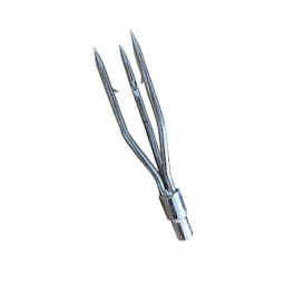 Barbed 3 Prong Spear Tip, 6mm Thread Thumbnail}