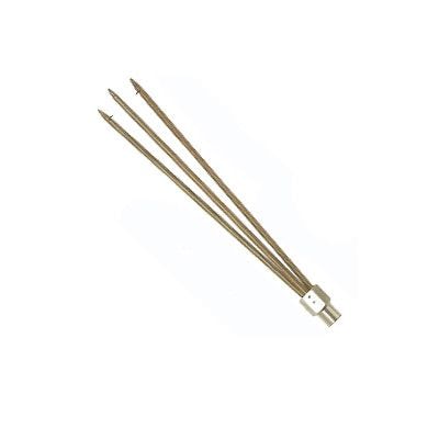 Stainless Steel 3-Prong 6mm Paralyzer Spear Tip with Barbs