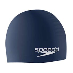 Speedo Unisex Silicone Swim Cap - Navy  Thumbnail}