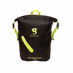 Geckobrands Waterproof Lightweight Backpack - Black/Green Thumbnail}