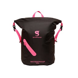 Geckobrands Waterproof Lightweight Backpack - Black/Pink Thumbnail}