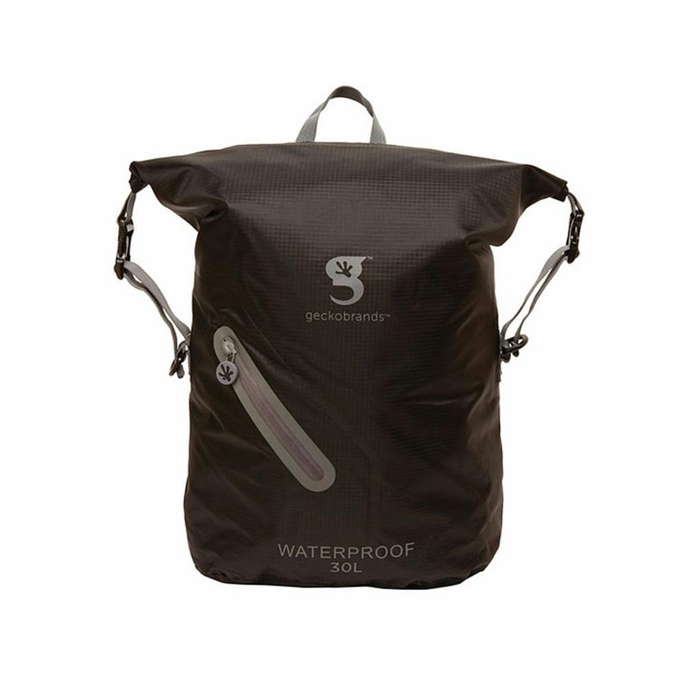 Geckobrands Waterproof Lightweight Backpack - Black