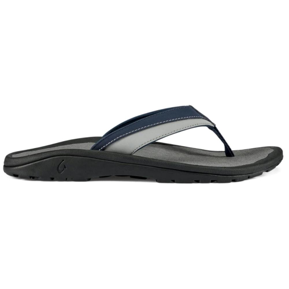 OluKai 'Ohana Koa Vegan-Friendly Waterproof Sandals (Men’s) - Trench Blue/Poi