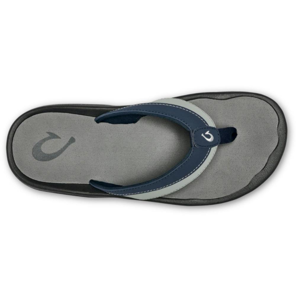 OluKai 'Ohana Koa Vegan-Friendly Waterproof Sandals (Men’s) Top - Trench Blue/Poi