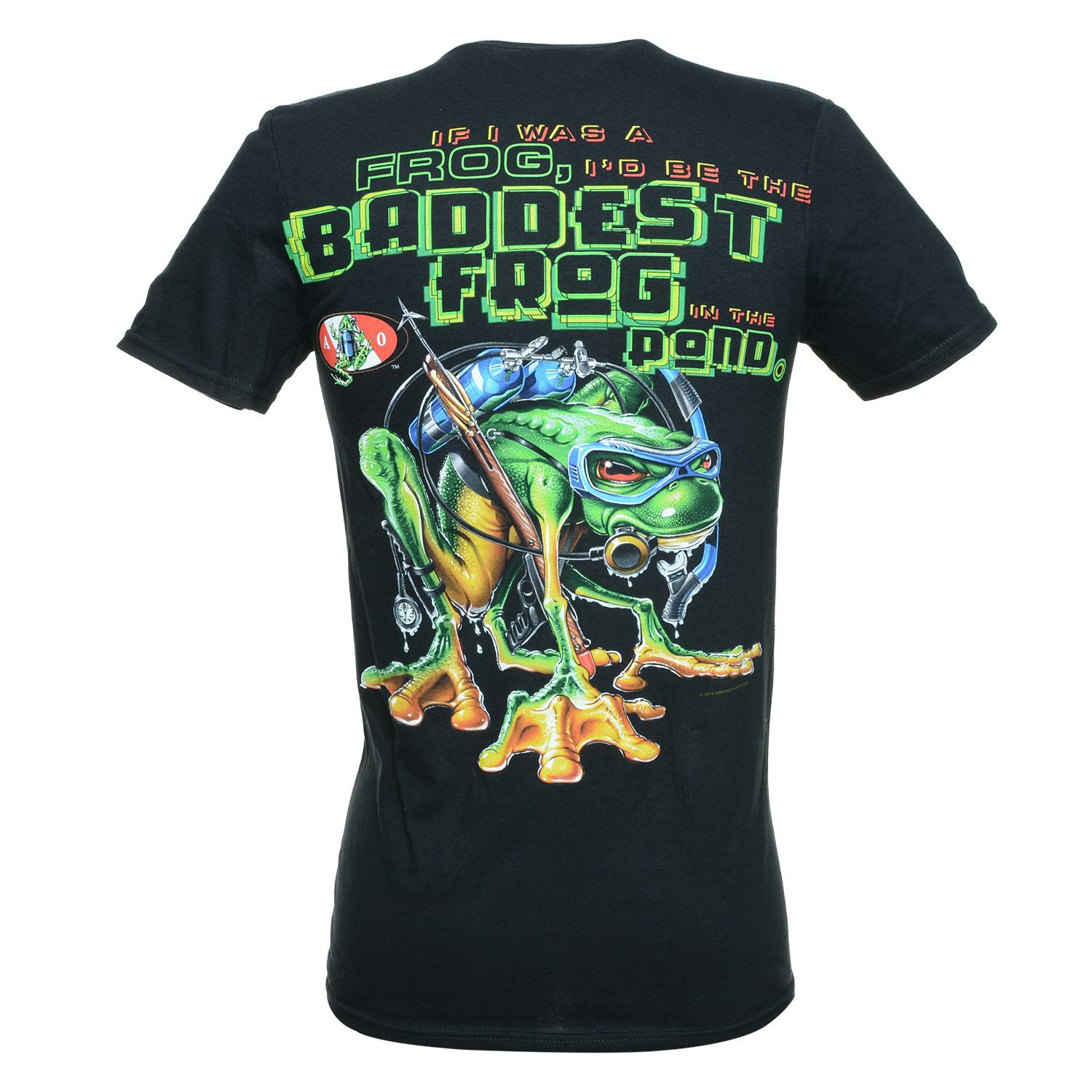 Amphibious Outfitters Baddest Frog Dive T-Shirt Back