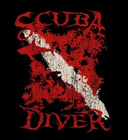 Amphibious Outfitters Scuba Diver T-Shirt Detail Thumbnail}