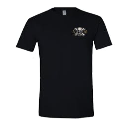 Amphibious Outfitters Scuba Diver T-Shirt Font Thumbnail}