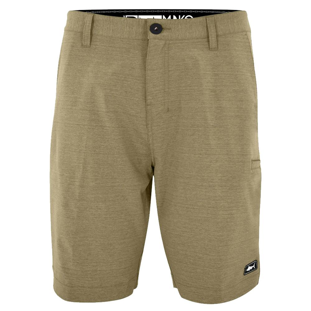 Pelagic Mako Hybrid Shorts - Khaki