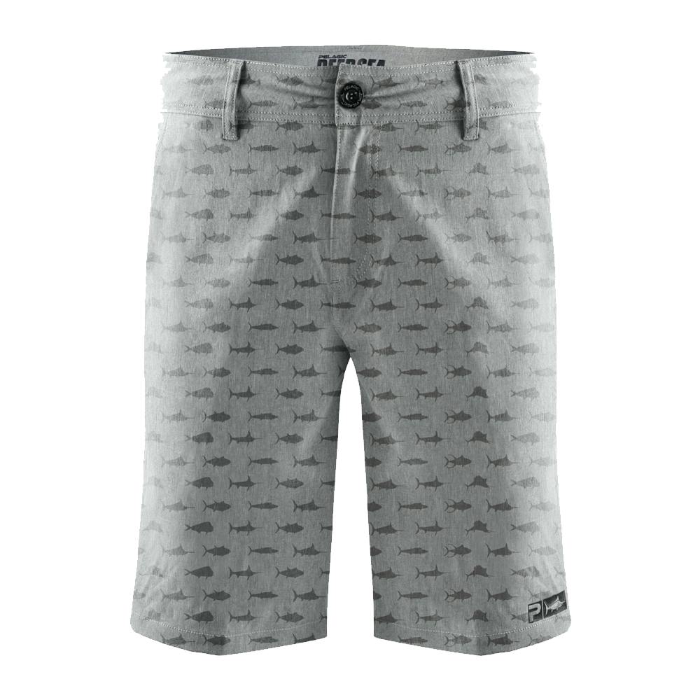 Pelagic Deep Sea Color-Changing Hybrid Shorts Wet Pattern - Grey