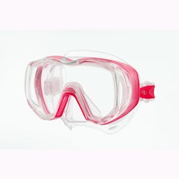 TUSA Tri-Quest Mask, Wraparound Lens - Clear/Pink Thumbnail}