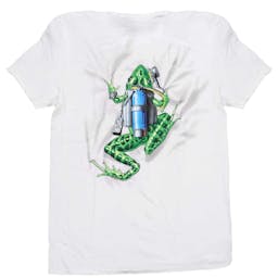 Amphibious Outfitters Scuba Frog Dive T-Shirt Back Thumbnail}