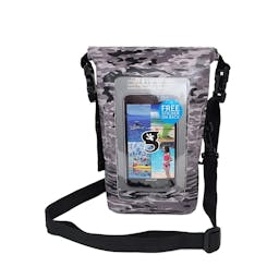Gecko Waterproof Tote with Phone Compartment - Gray Geckoflage Thumbnail}