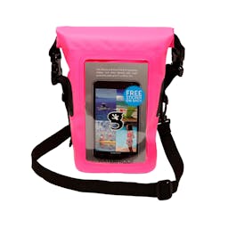 Gecko Waterproof Tote with Phone Compartment - Pink Thumbnail}