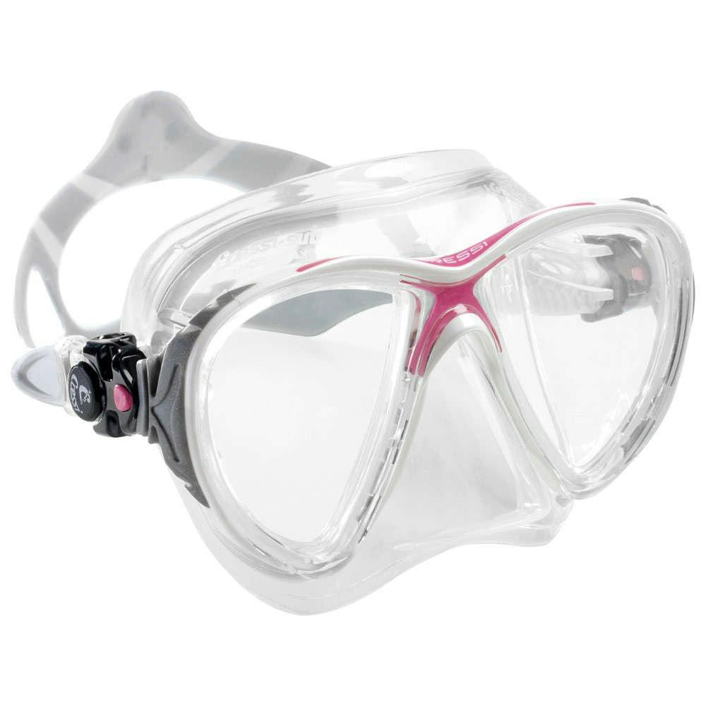 Cressi Big Eyes Evolution Mask - Pink/Clear