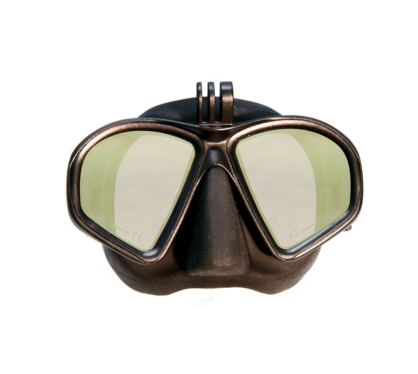 HammerHead MV3 Action GoPro® Mask, Two Lens - Yellow Mirror