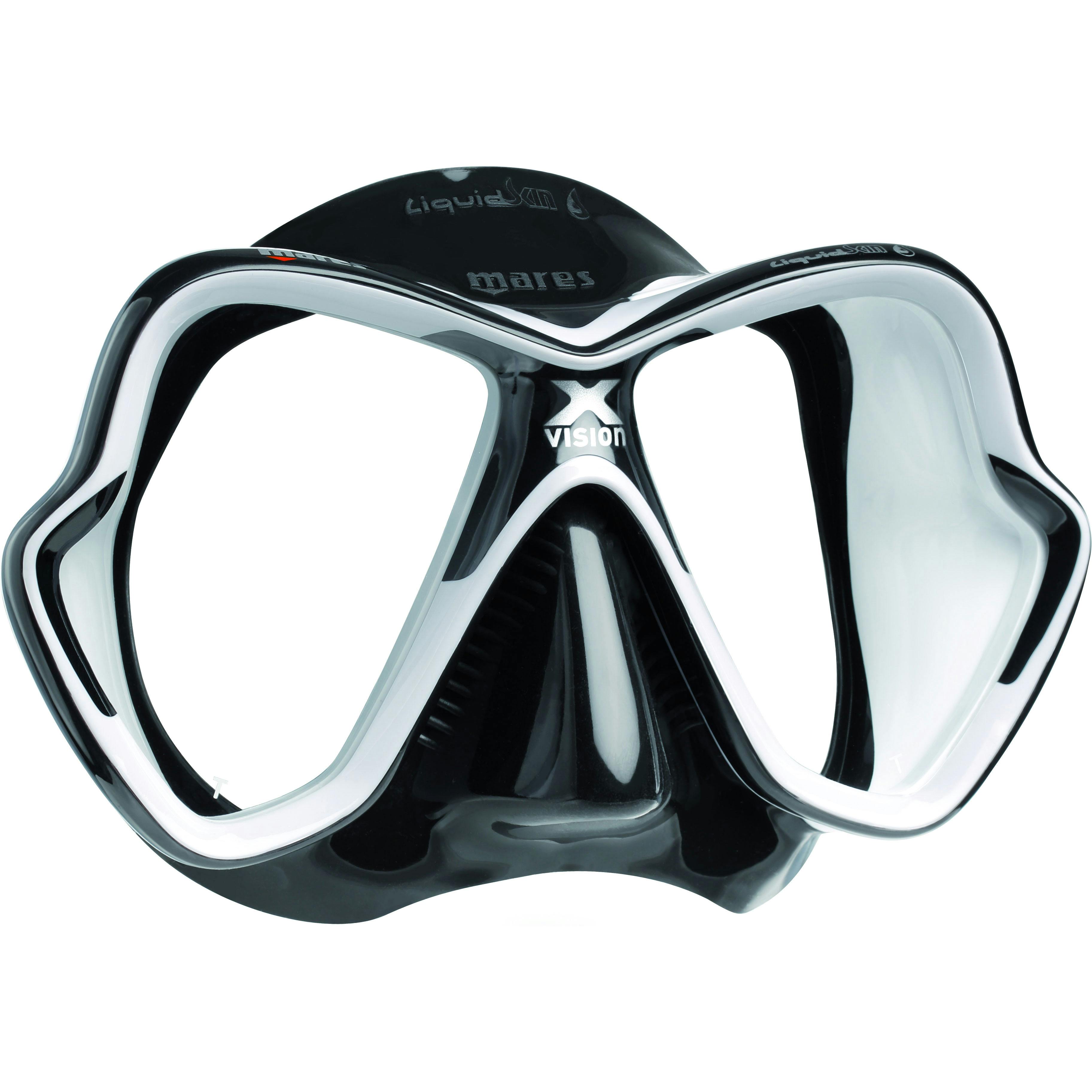 Mares X-Vision Ultra Mask, Two Lens - Black/White