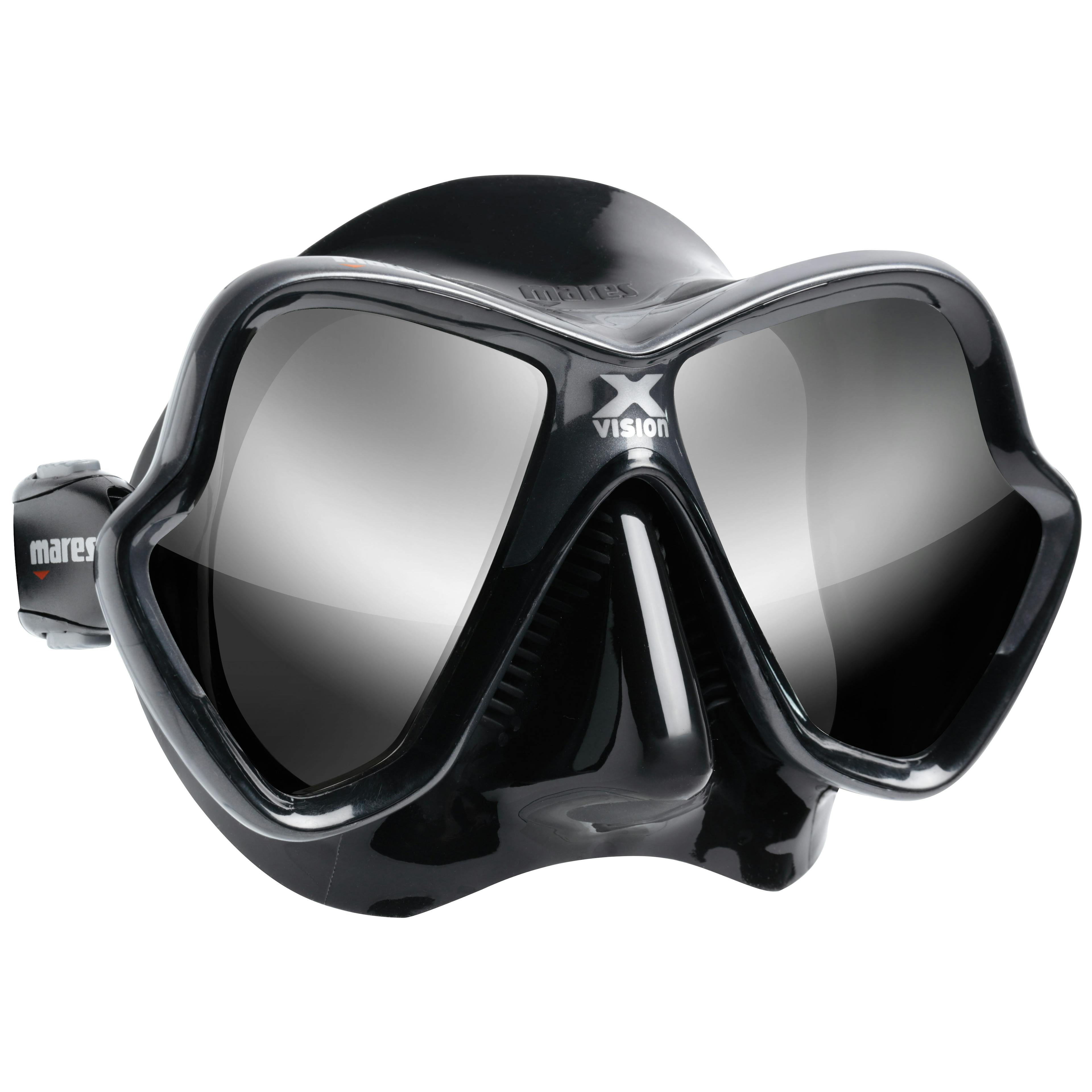 Mares X-Vision Ultra Mask, Two Lens (Mirrored) - Silver