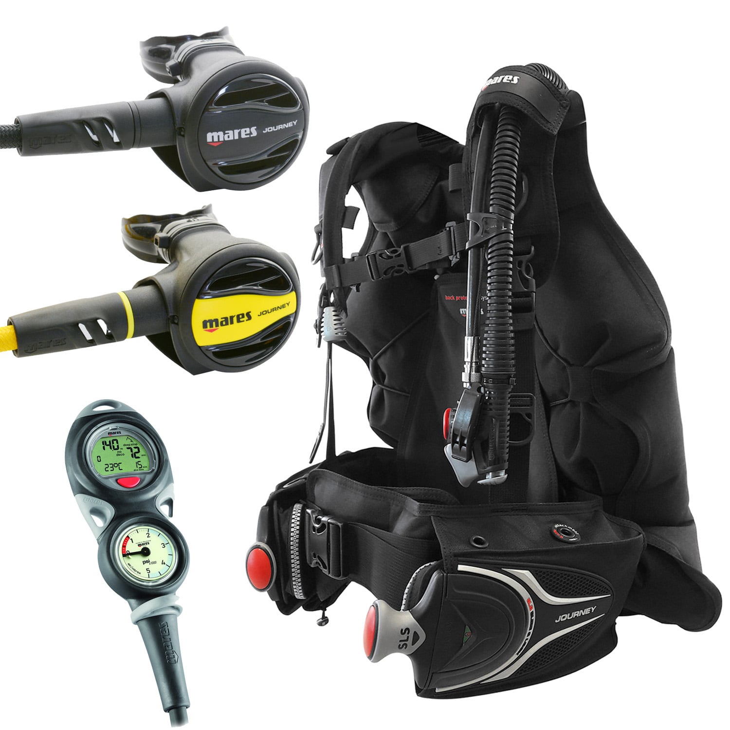 Mares Journey Package with Mission Puck 2 Console