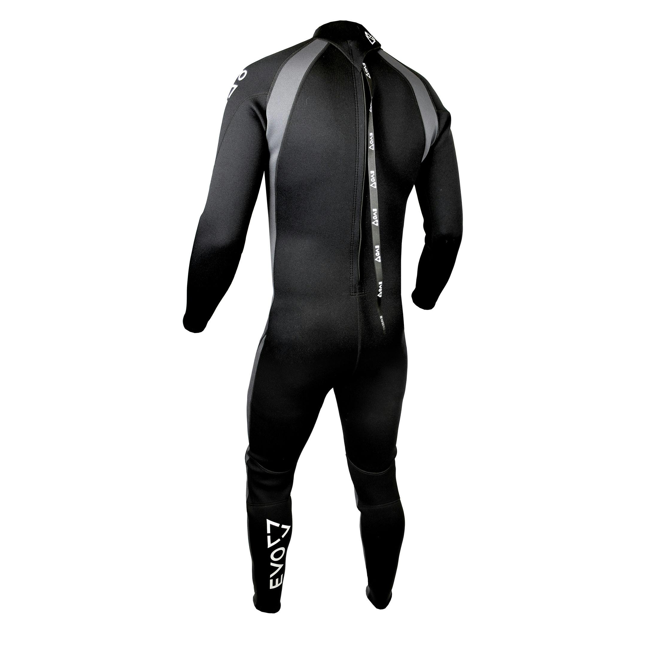 EVO 3mm Wetsuit (Men's) Back  - Black