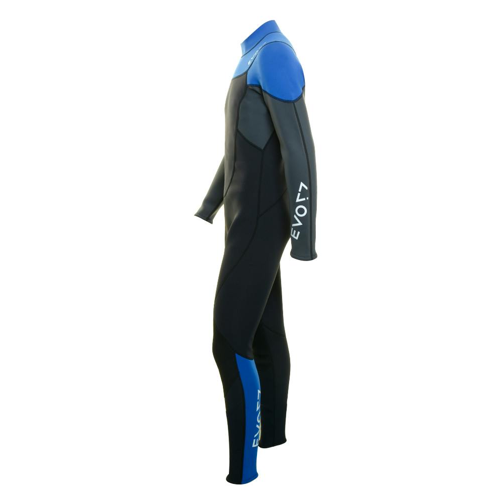 EVO Elite Blaze 3mm Wetsuit (Men's) Left Side - Blue