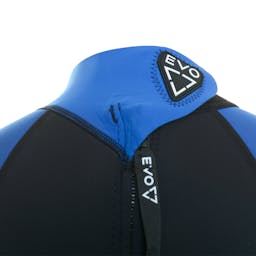 EVO Elite Blaze 3 mm Wetsuit (Men's) Back Neck Detail - Blue Thumbnail}
