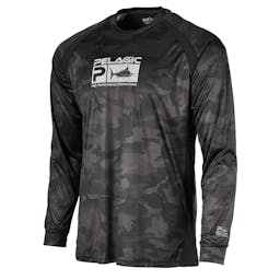 Pelagic VaporTek Long Sleeve Performance Shirt - Black Fish Camo Thumbnail}