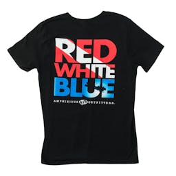 Amphibious Outfitters “Red White Blue” Short Sleeve T-Shirt Back Thumbnail}