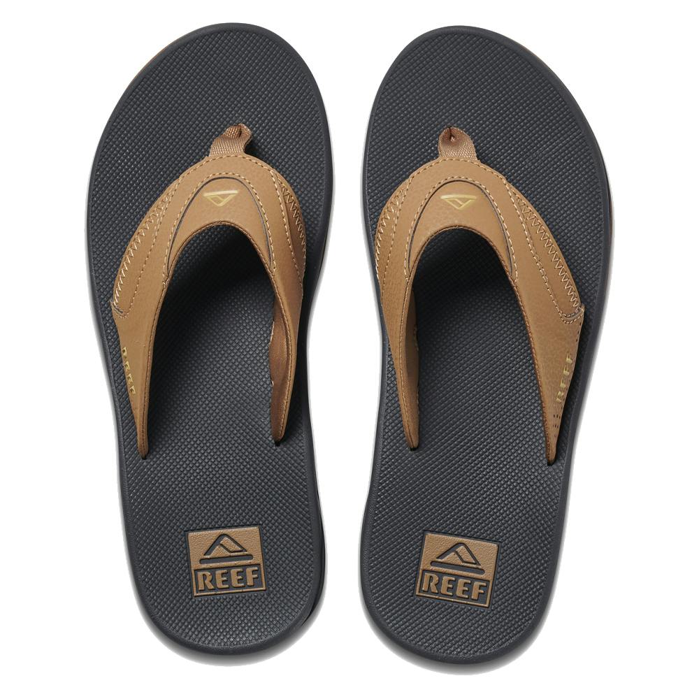 Reef Fanning Beach Sandals (Men’s) - Grey/Khaki