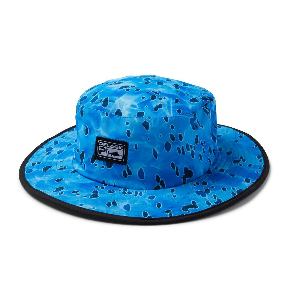 Pelagic Sunsetter Pro Bucket Hat (Men's) - Dorado Blue