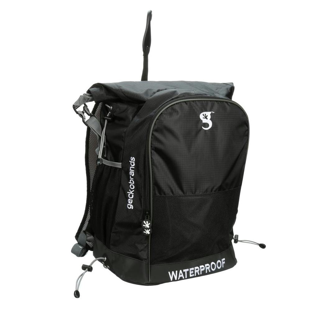 Gecko All Sport Waterproof Sports Backpack Side View - Black/Grey