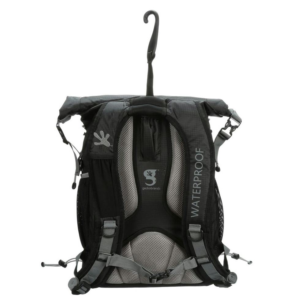 Gecko All Sport Waterproof Sports Backpack Back - Black/Grey