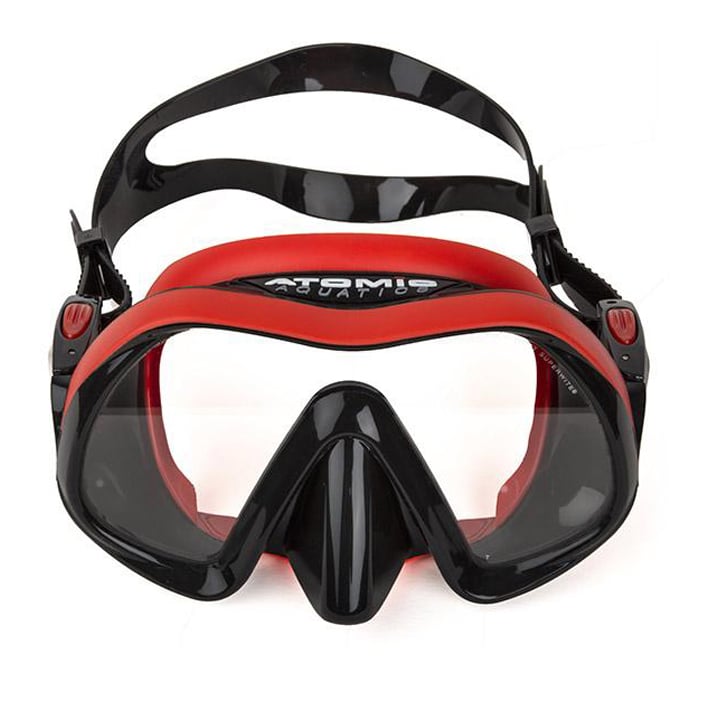 Produktbild von Hollis M1 Tauchmaske Taucher Tauchen Maske Schwarz Weiches Silikon Grosses Tolles Sichtfeld