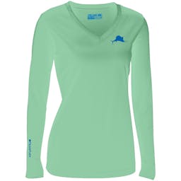 Pelagic Oceanflex Long Sleeve Sun Shirt - Seafoam Thumbnail}