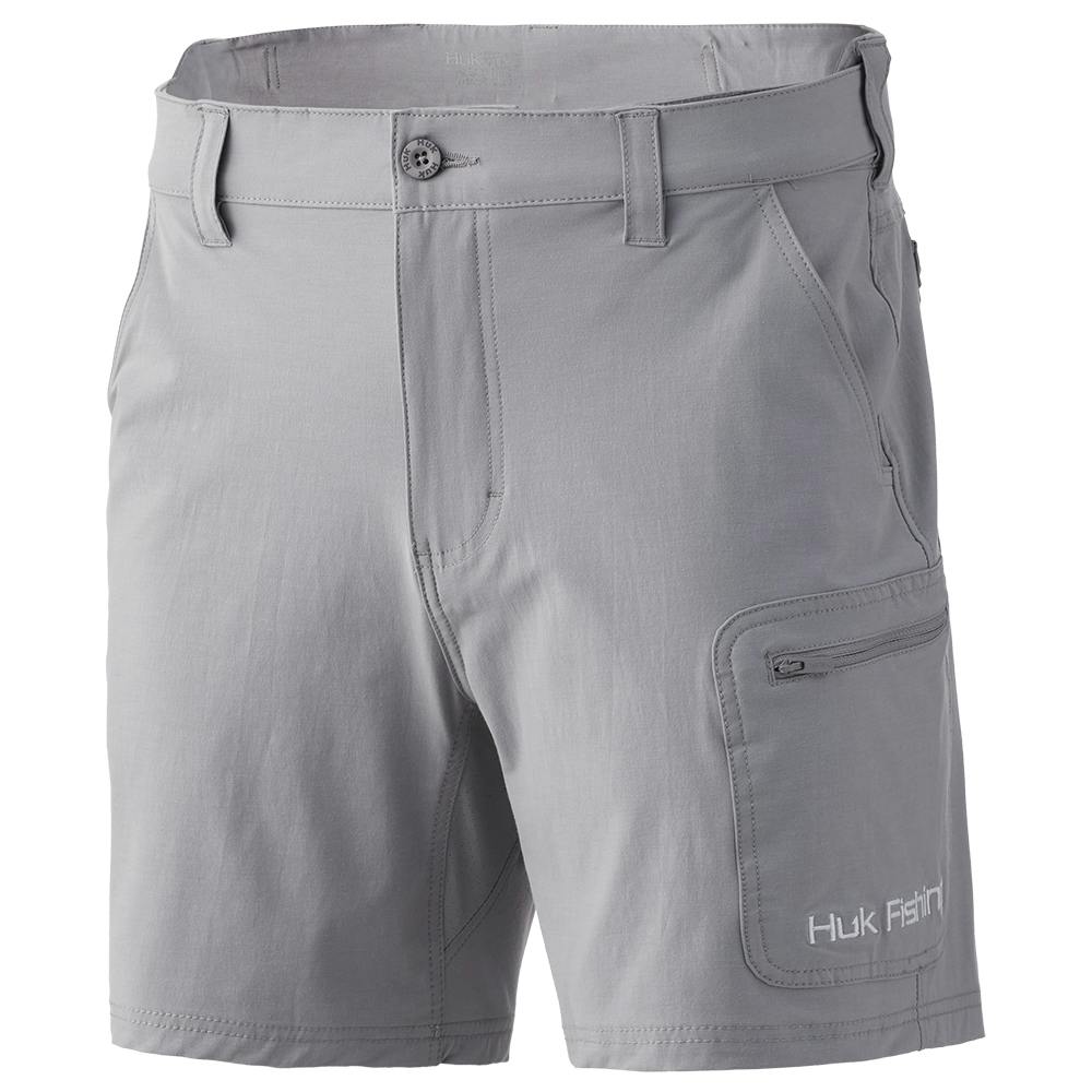 Huk Next Level 7" Hybrid Shorts (Men’s) - Overcast Grey