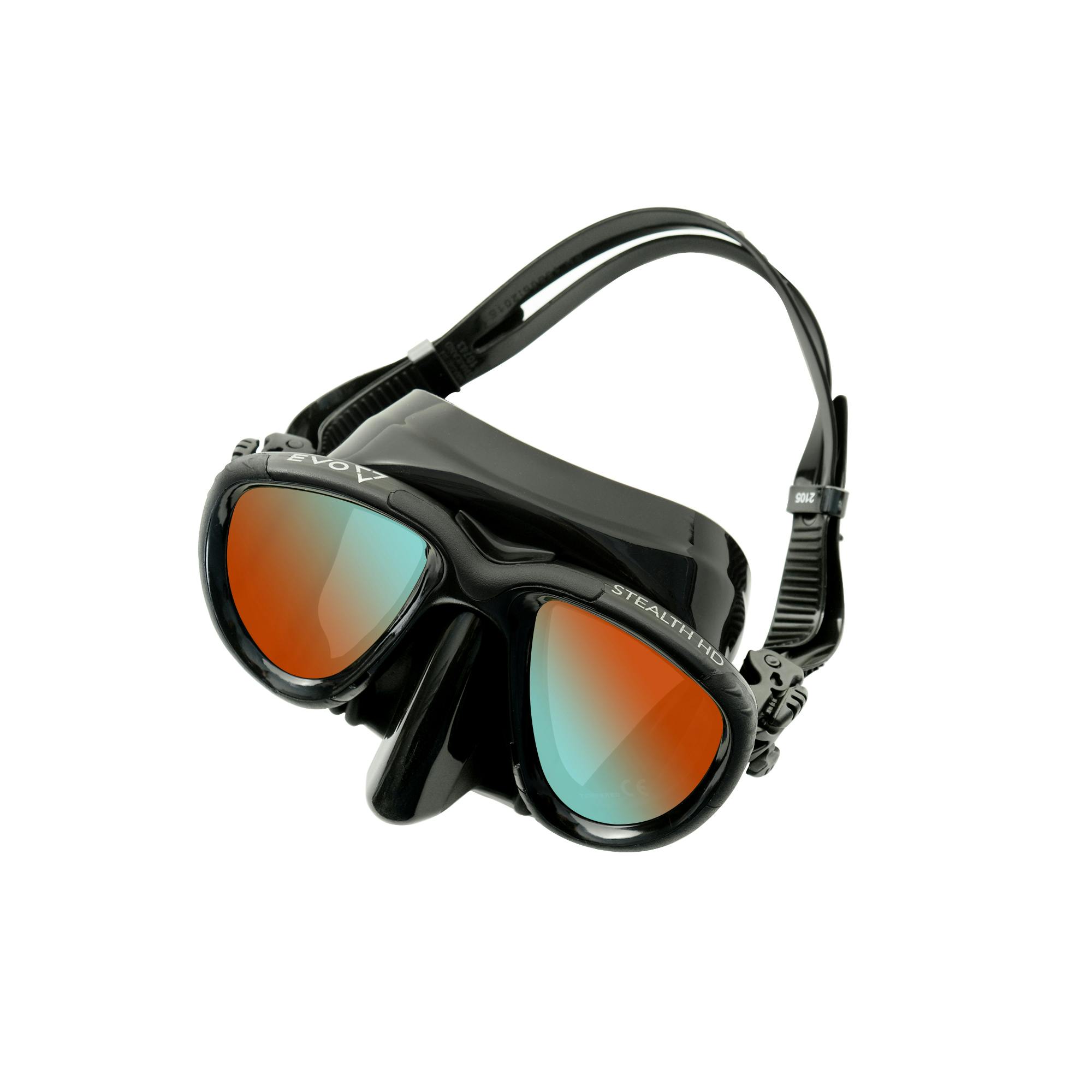 EVO Stealth HD Mask, Two Lens (Mirrored) - Top