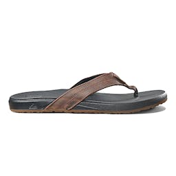 Reef Cushion Bounce Phantom LE Leather Sandals (Men’s) Side - Black/Brown Thumbnail}