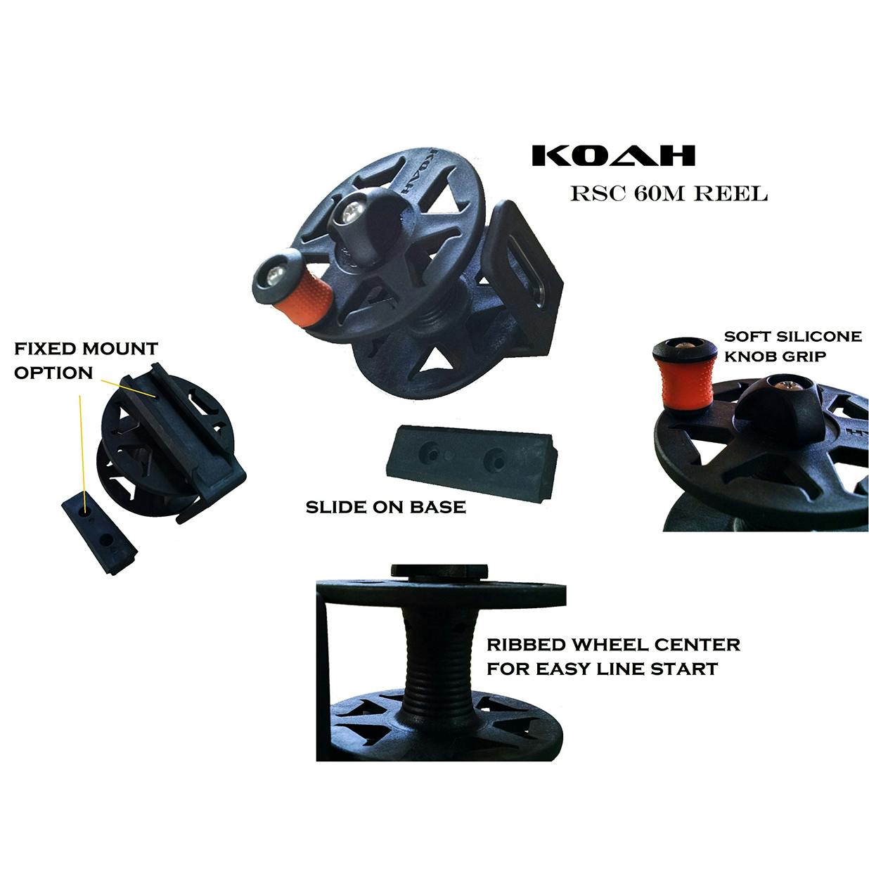 Koah RSC 60M Reel With Powercore Line Infographic