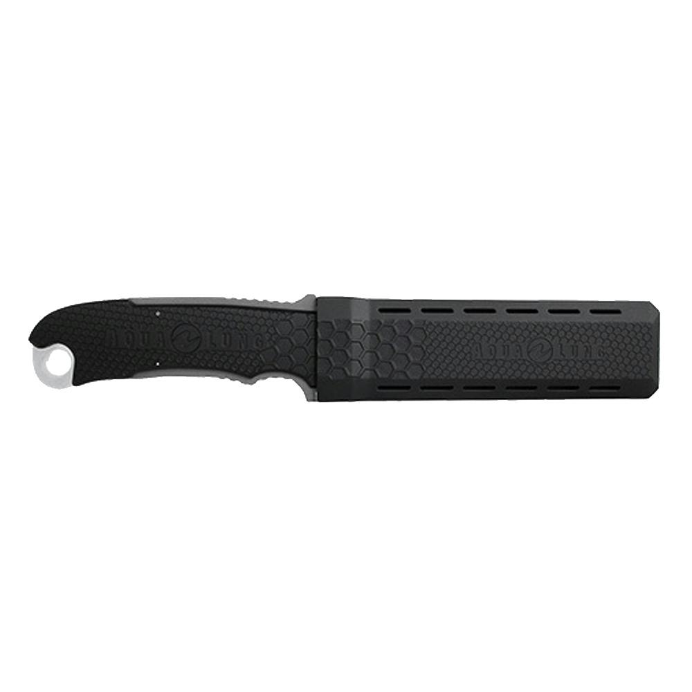 Aqualung Big Squeeze Blunt Tip Stainless Steel Dive Knife Sheathed