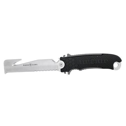 Aqua Lung Big Squeeze 4.5" Stainless-Steel Sheepsfoot Diving Knife