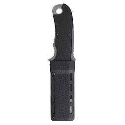 Aqua Lung Small Squeeze 3.5" Spear-Tip Titanium Diving Knife Sheathed Thumbnail}
