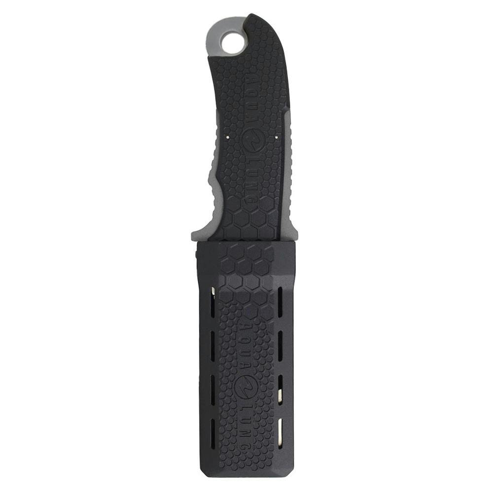 Aqua Lung Small Squeeze 3.5" Spear-Tip Titanium Diving Knife Sheathed