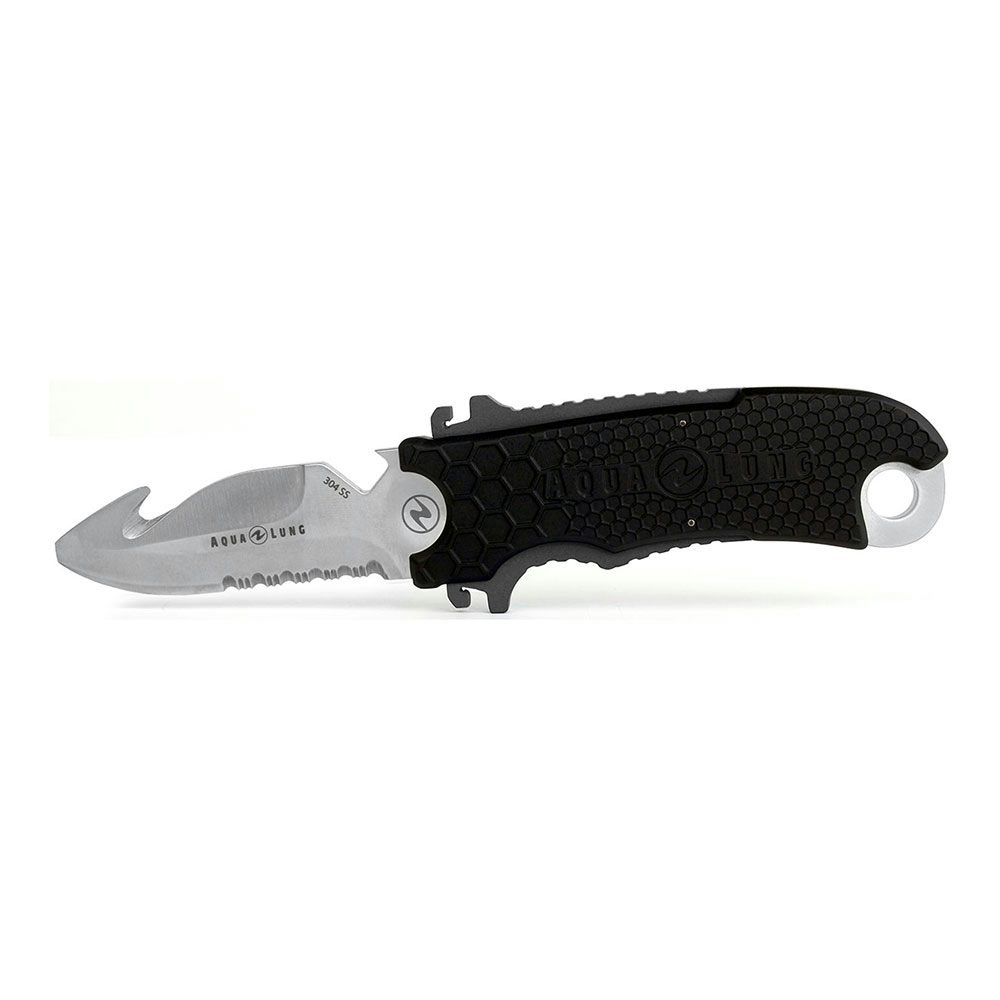 Aqualung Small Squeeze Stainless-Steel Blunt Tip Dive Knife