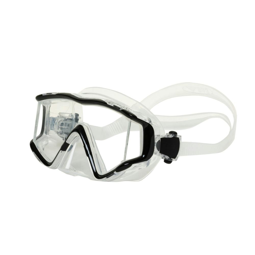 EVO Tiburon Mask, Wraparound Lens - Clear/Black