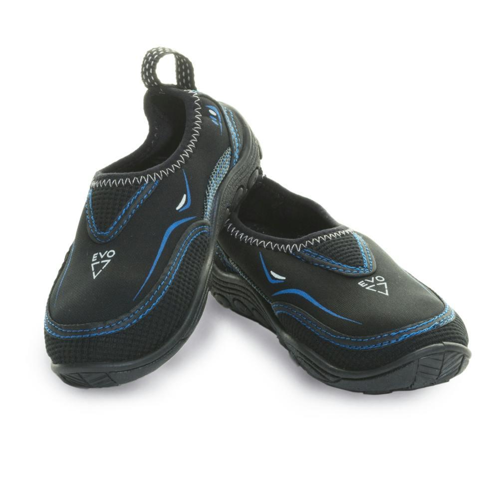 EVO Kid's Aquasock Water Shoes - Black/Navy