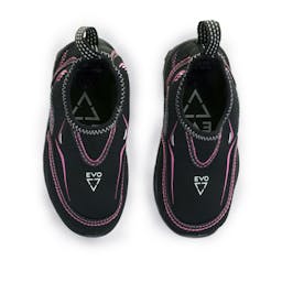 EVO Kid's Aquasock Water Shoes - Black/Pink Thumbnail}