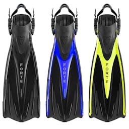 EVO Forte Open Heel Dive Fins All Color Options Thumbnail}