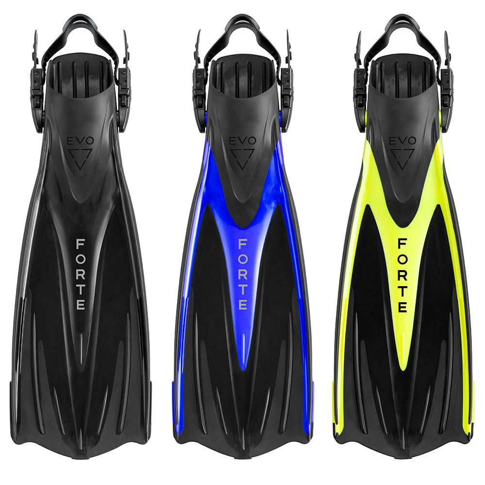 EVO Forte Open Heel Dive Fins All Color Options