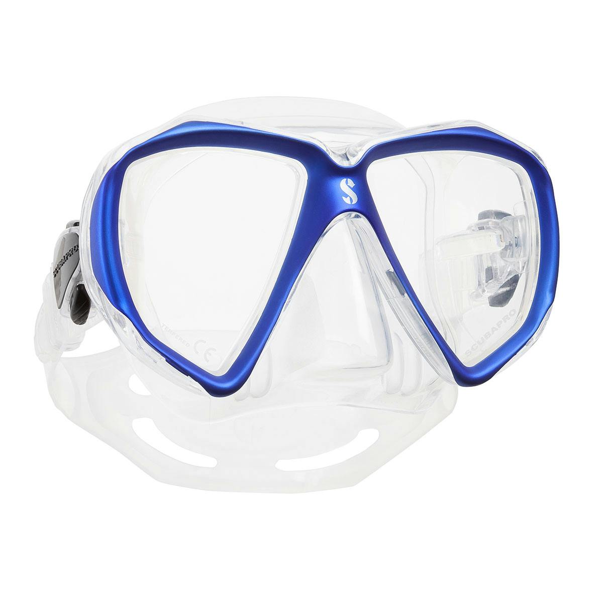 ScubaPro Spectra Mask, Two Lens - Clear/Blue