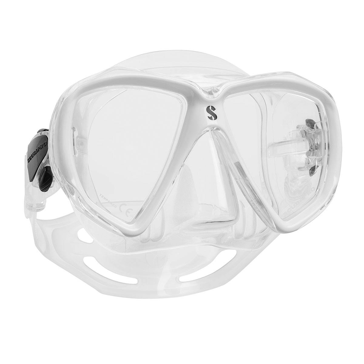 ScubaPro Spectra Mask, Two Lens - Clear/White